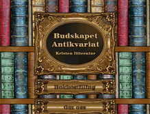 Tablet Screenshot of budskapet-antikvariat.net